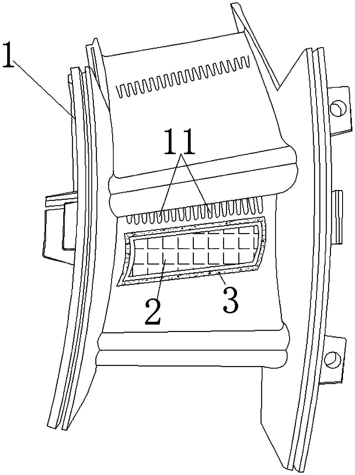 Brazing process of turbine stator blade of gas turbine