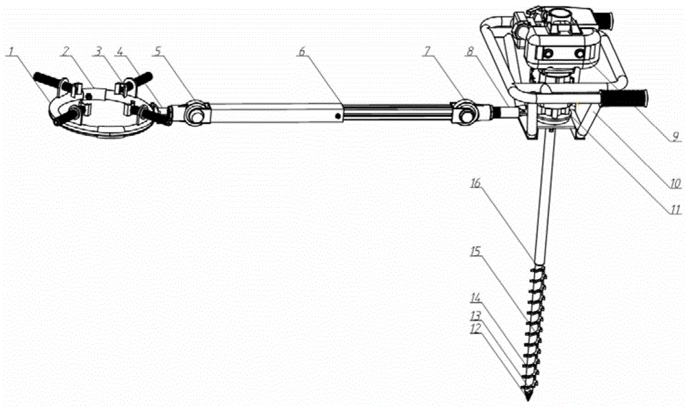 Transverse milling type tree mover