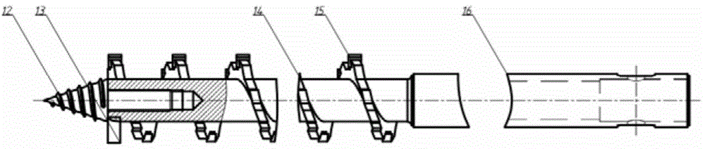 Transverse milling type tree mover