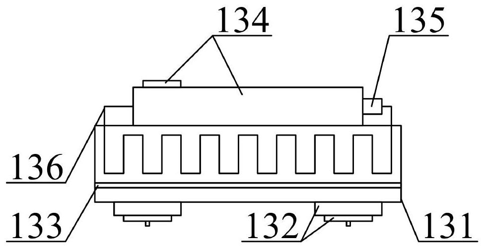 Laminating and cooling device for waterproof roll