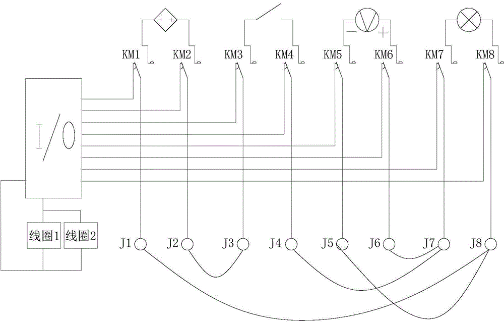 Practical training device capable of detecting wiring correctness of circuit automatically