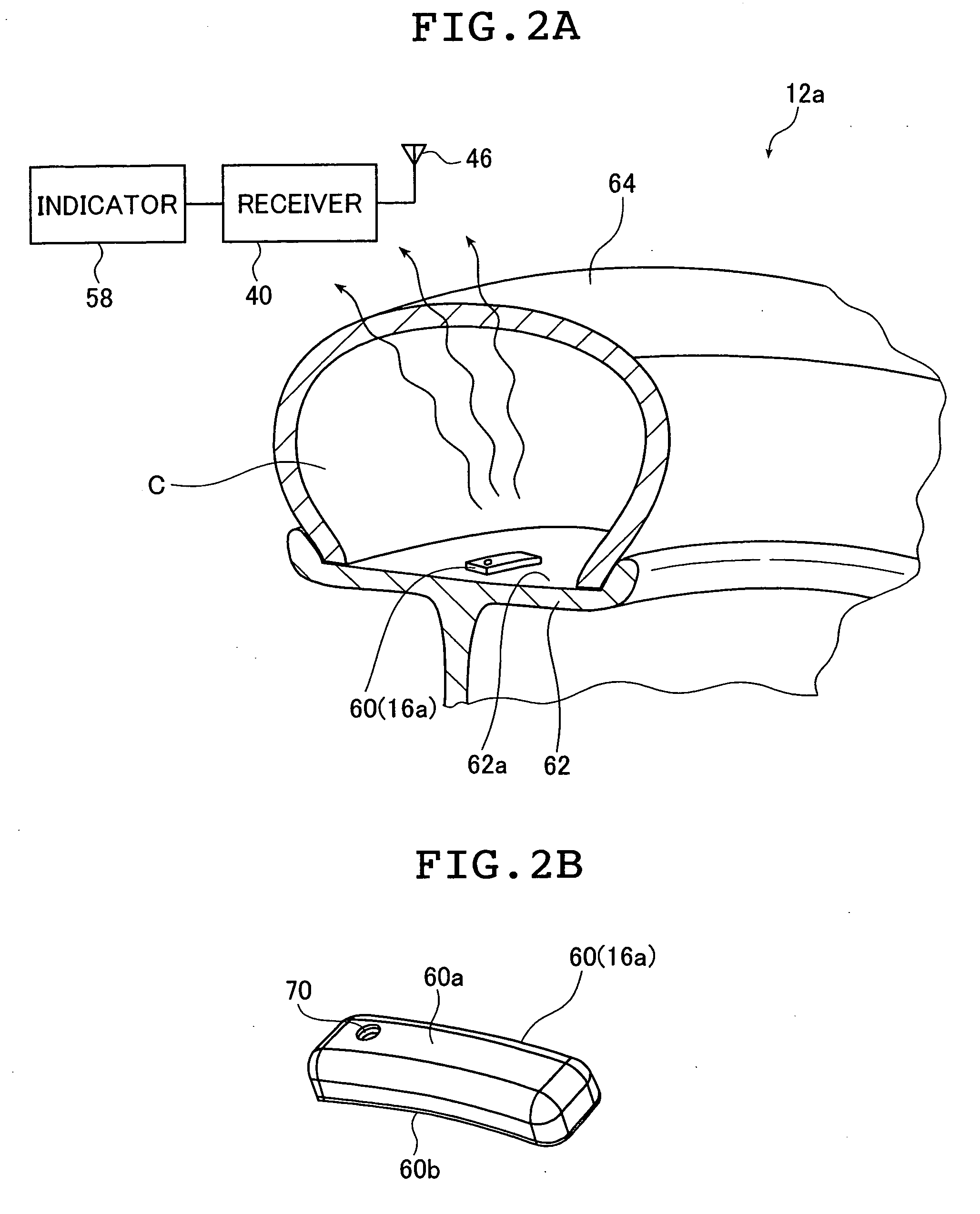 Tire information transmitter and tire information acquisiton system using the transmitter