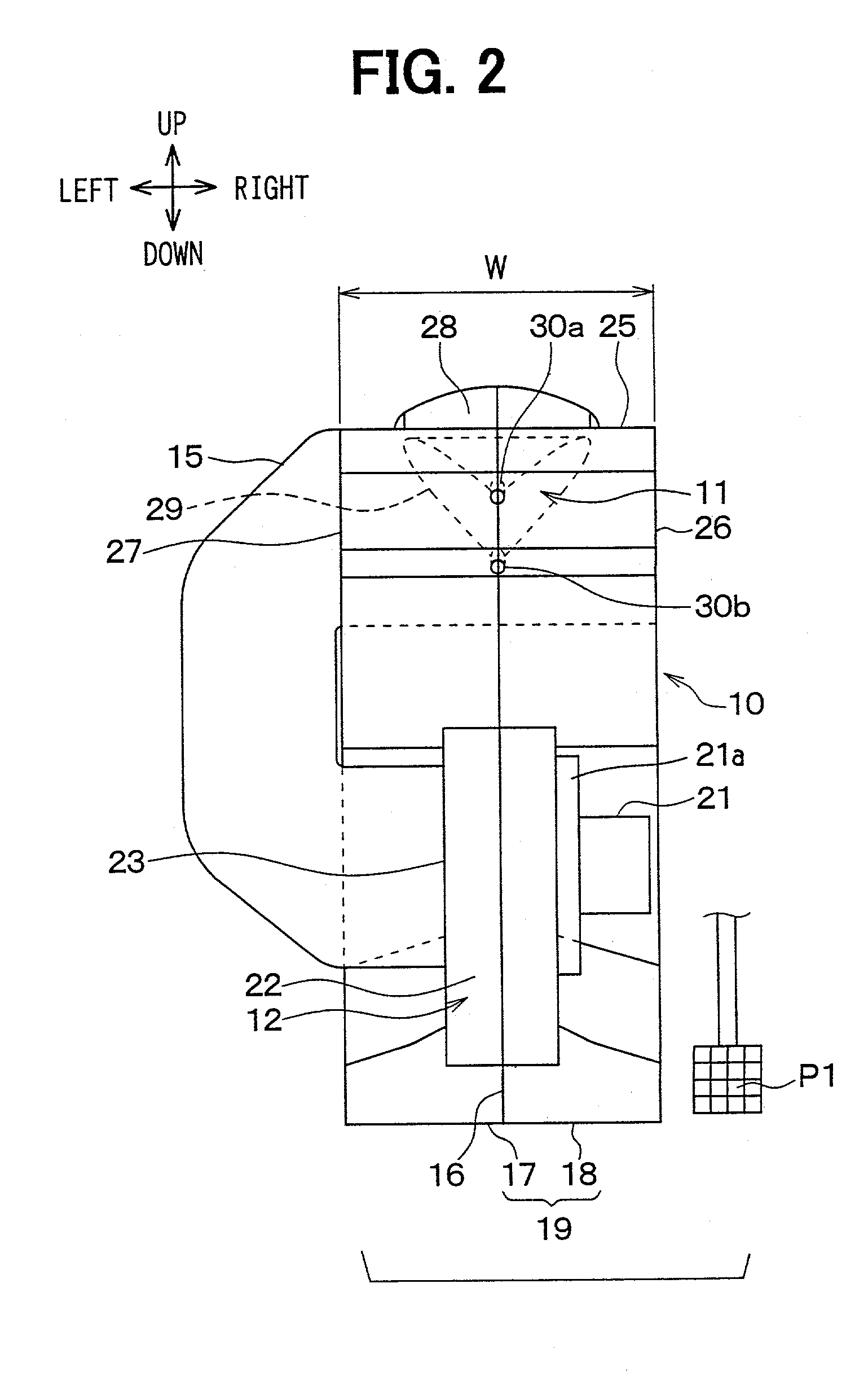 Air conditioner for vehicles with right steering wheel and left steering wheel