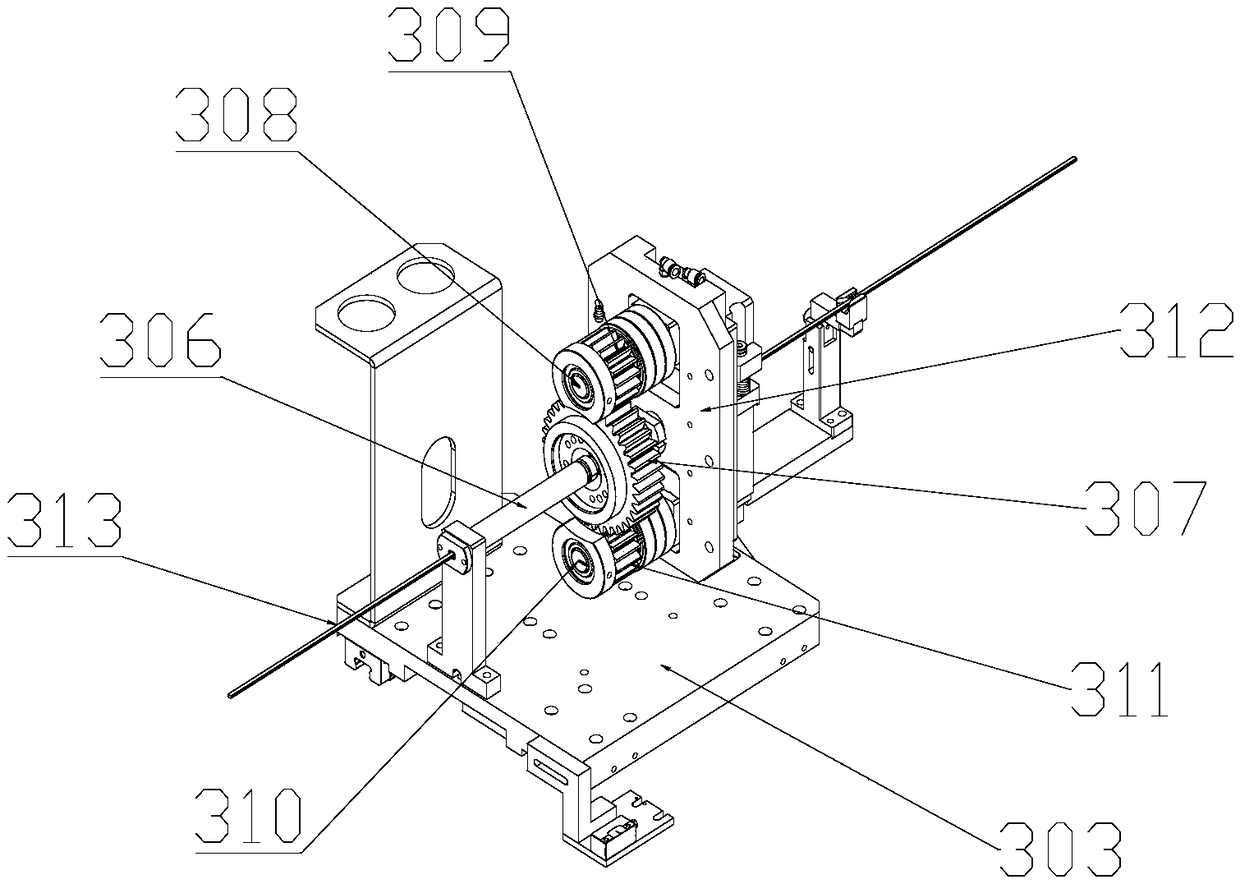 Copper wire shearing device