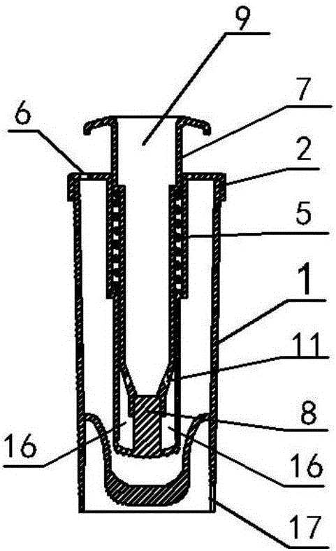 Disposable quantitative sampling box