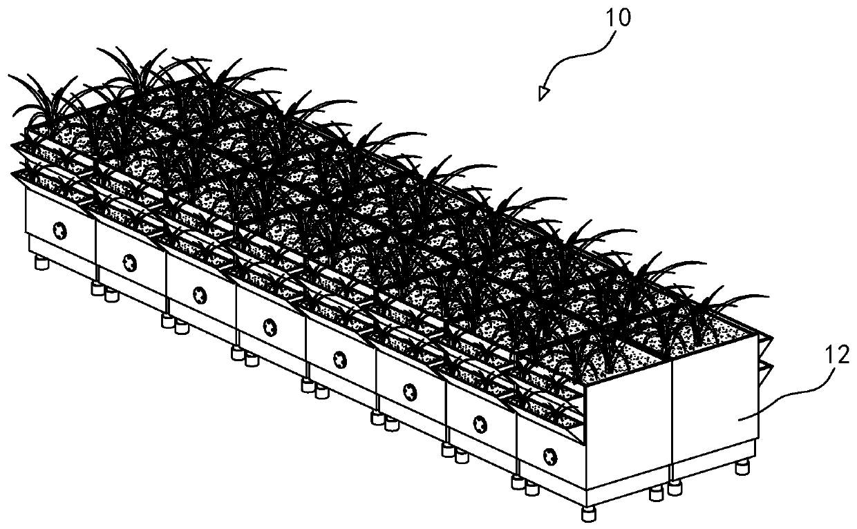 Water circulating system for sponge city construction