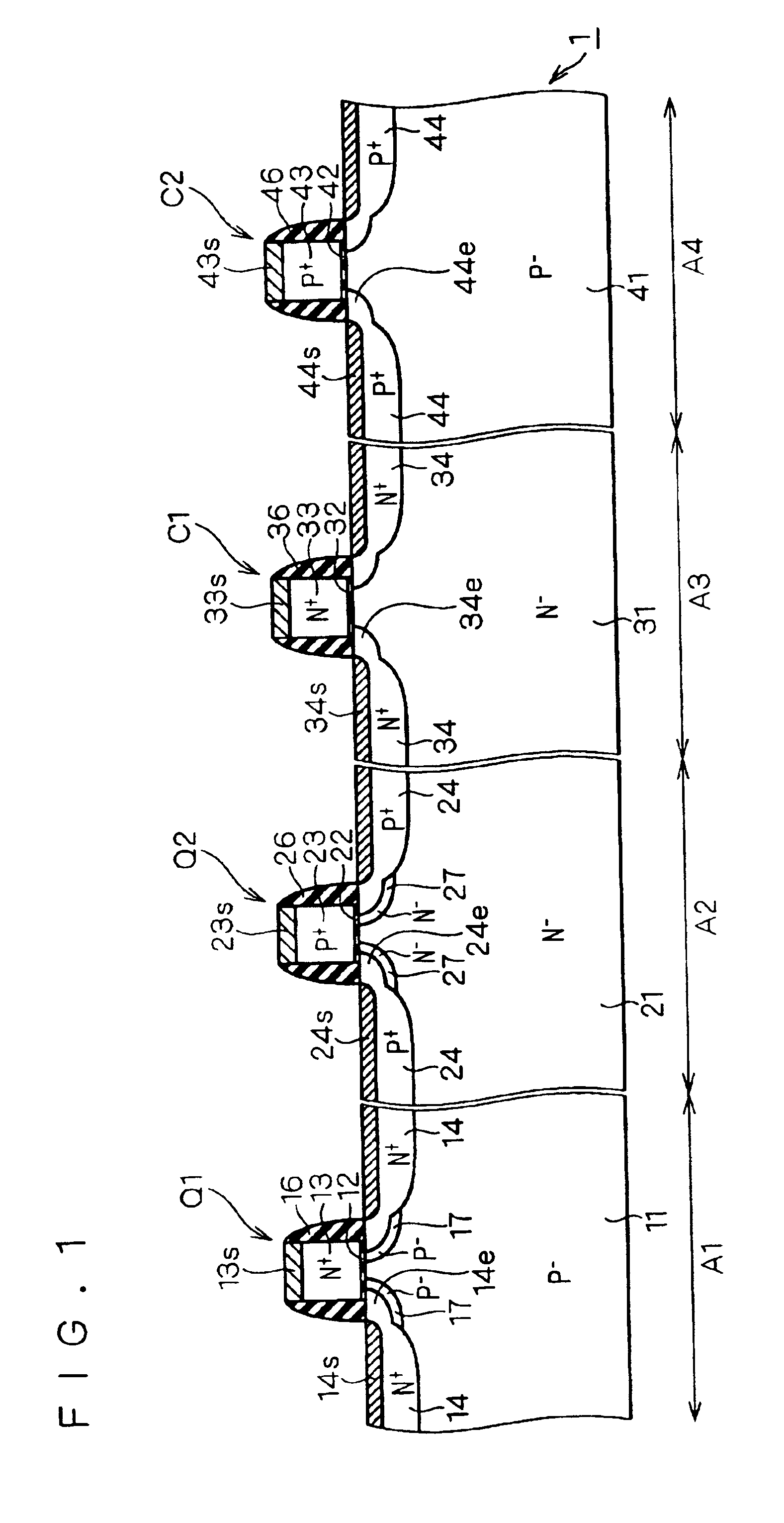 Semiconductor device including a capacitance