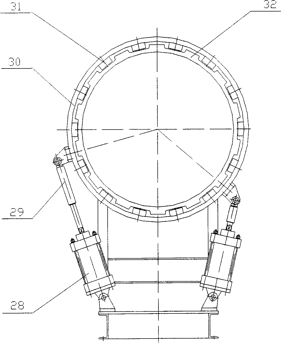 Liquid solid separating method for regenerating filtrate medium in filter