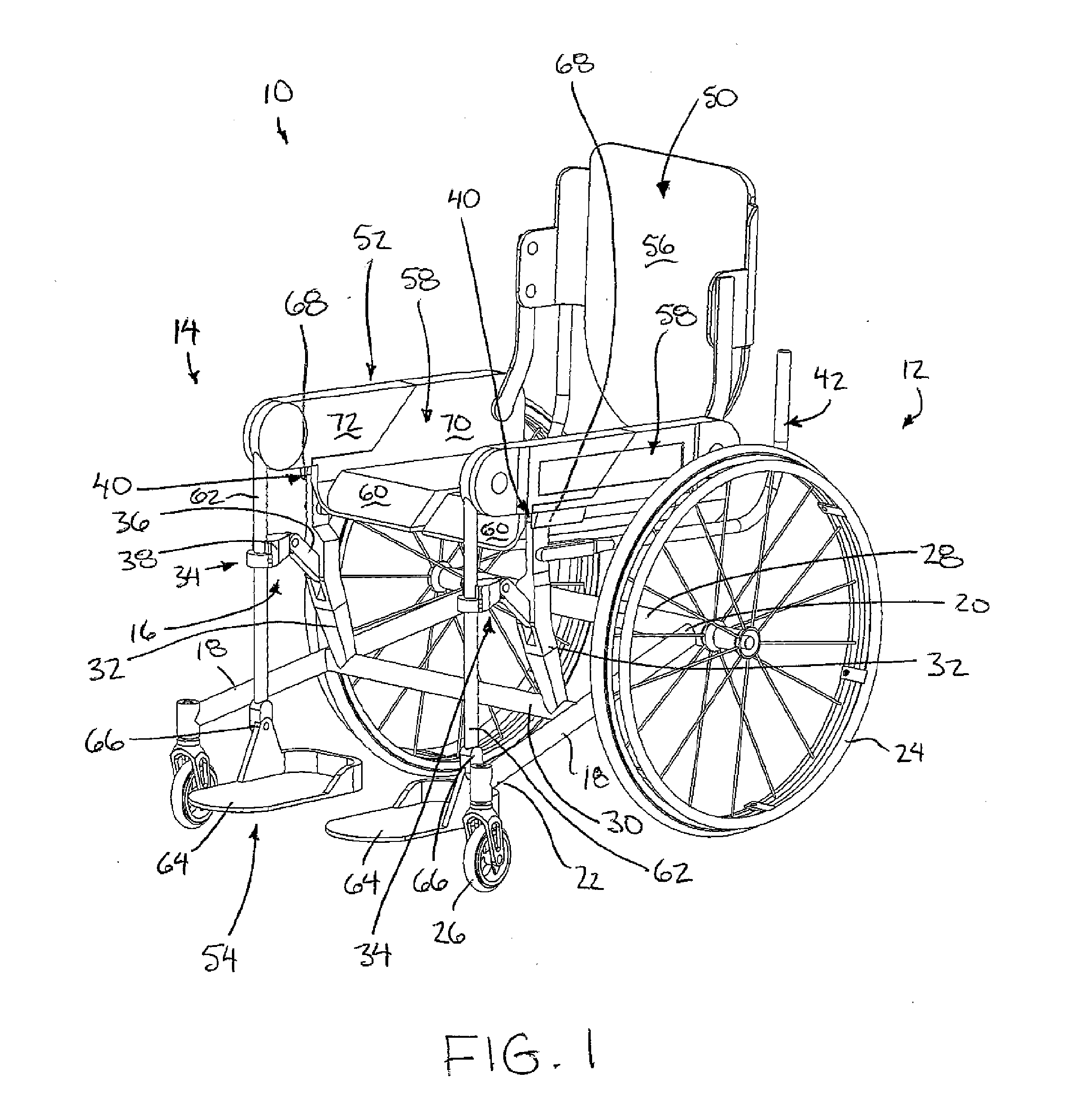 Mobility System Including an Exoskeleton Assembly Releasably Supported on a Wheeled Base