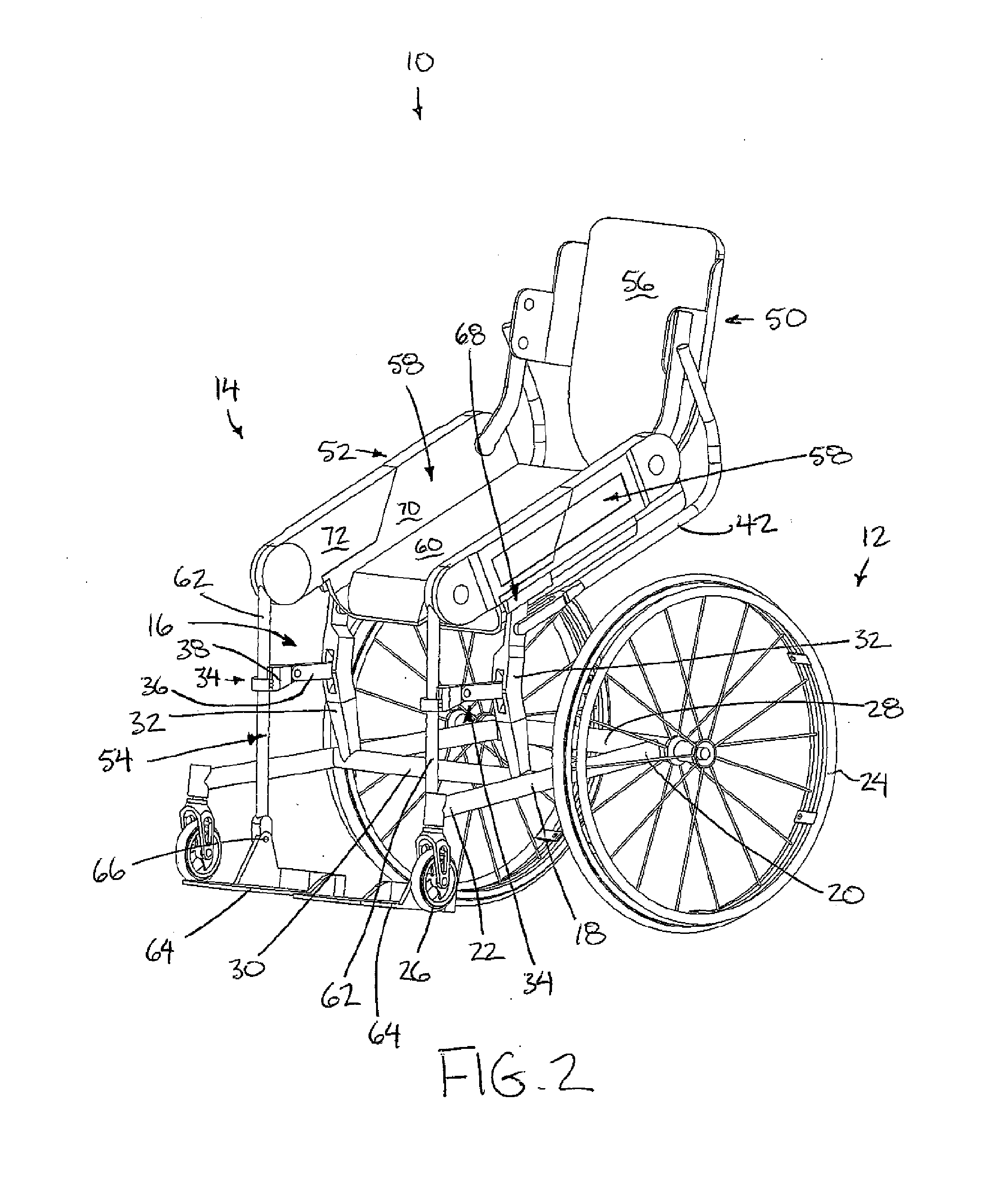 Mobility System Including an Exoskeleton Assembly Releasably Supported on a Wheeled Base