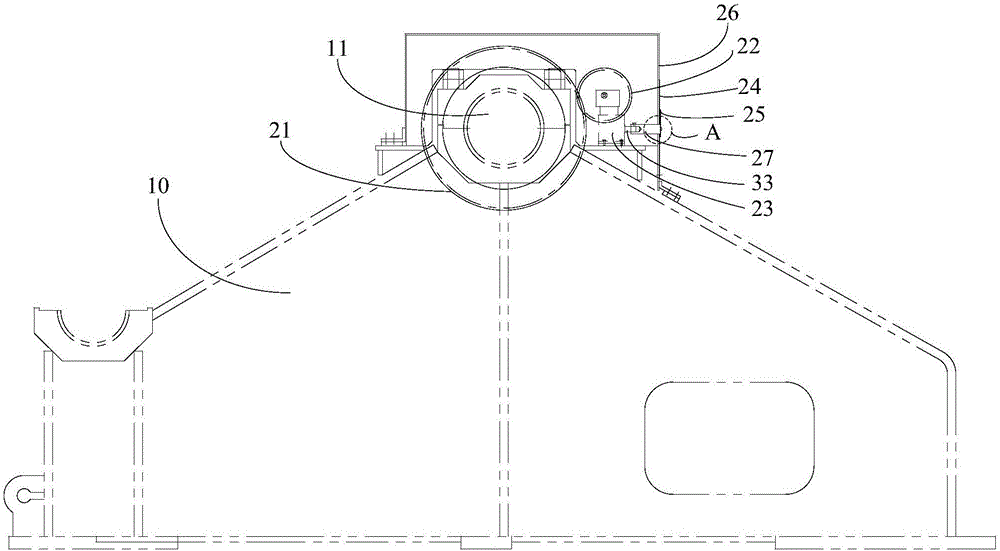 Anchor chain length indicating device