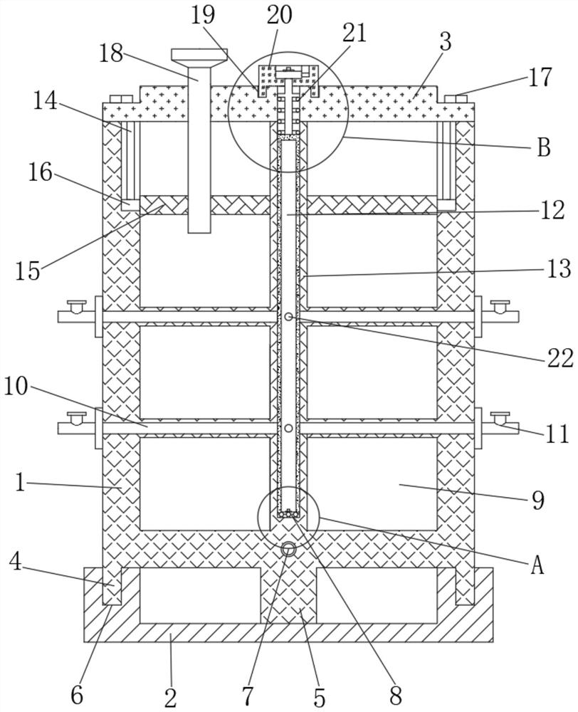 Chemical raw material storage bin