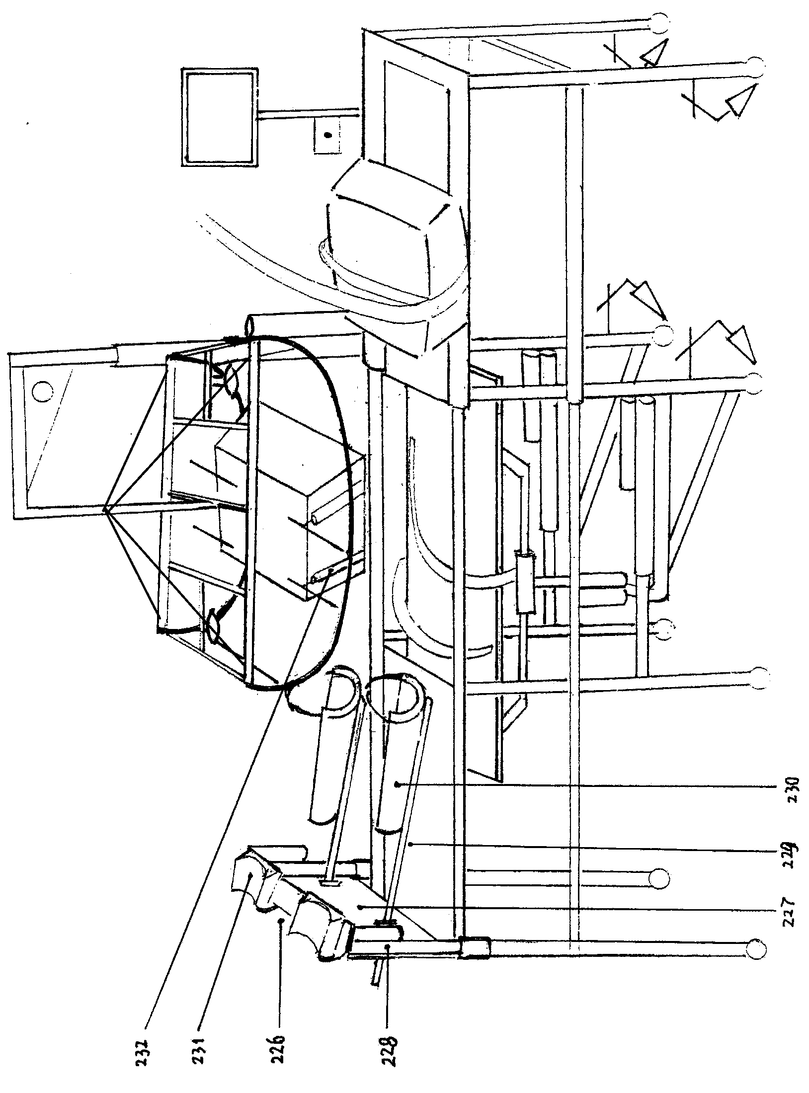 Multifunctional automatic lumbosacral portion concave-traction and arc-shaped-massaging device and using method