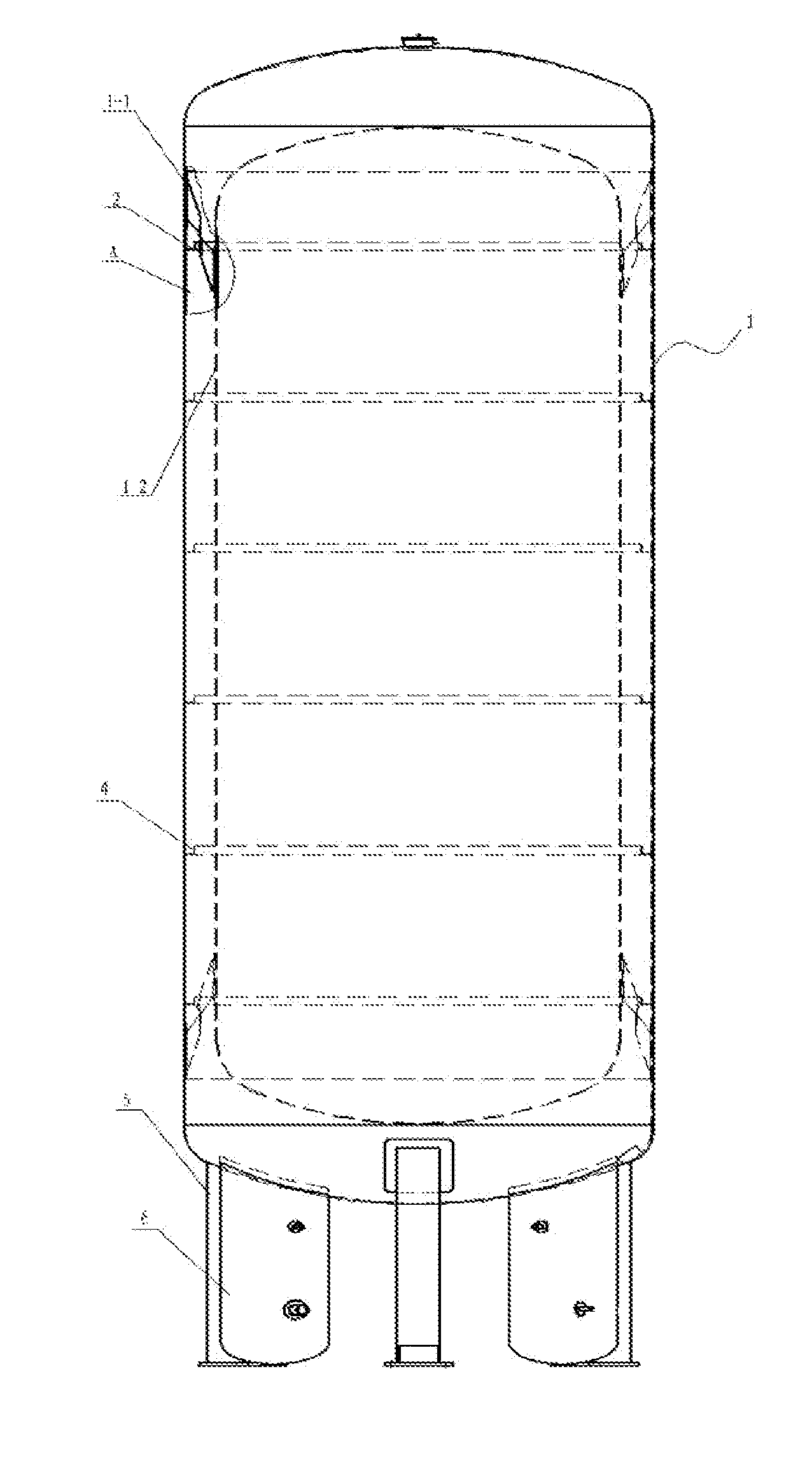 Energy Efficient Vertical Cryogenic Tank