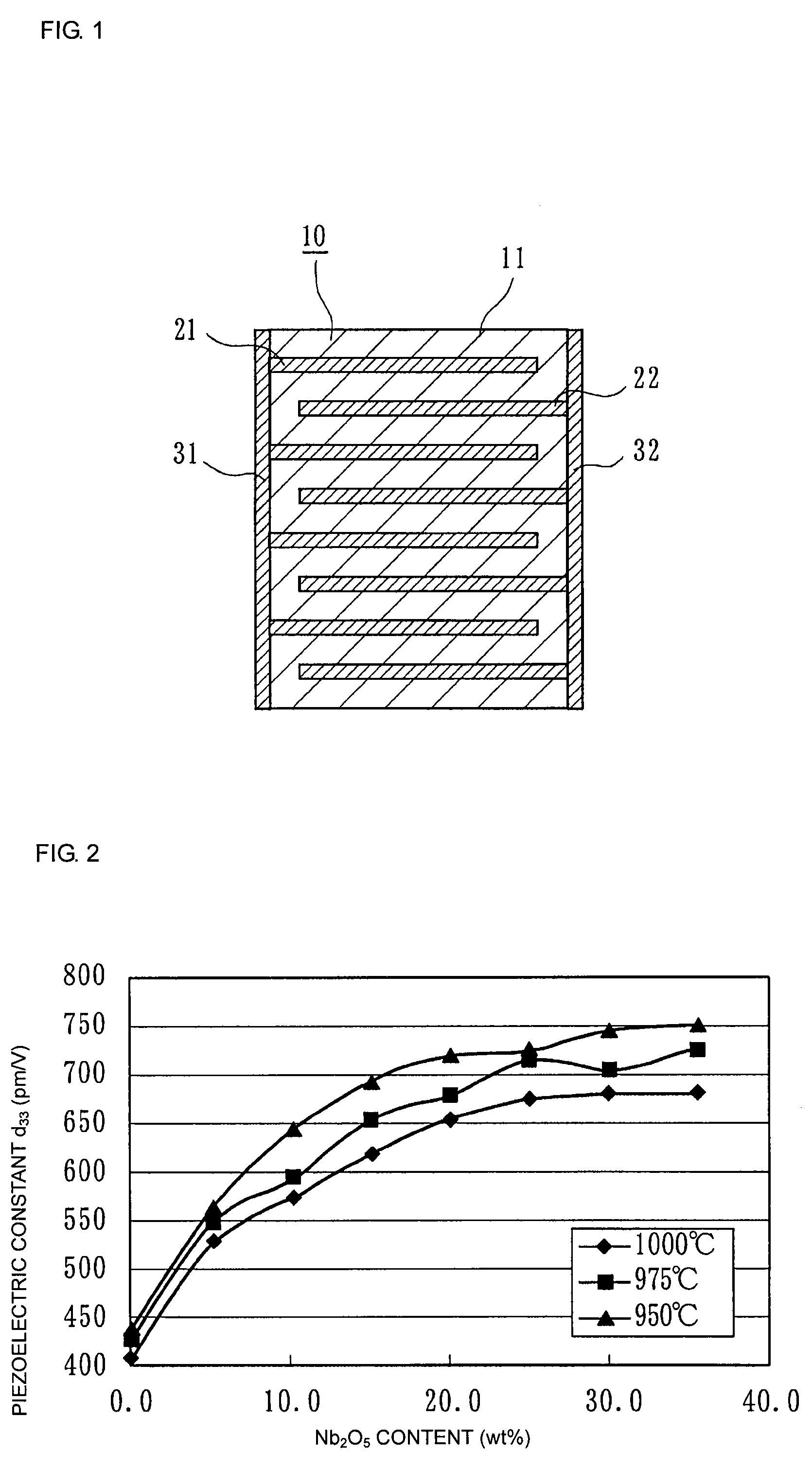 Laminated piezoelectric element and process for producing the same