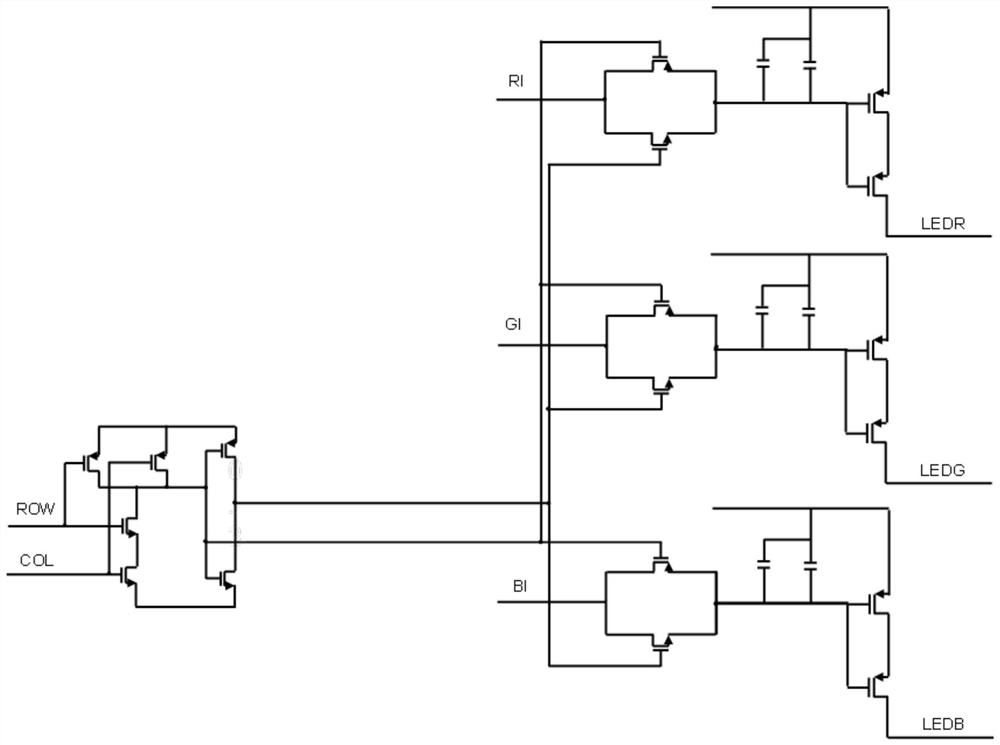 Micro-display active pixel circuit