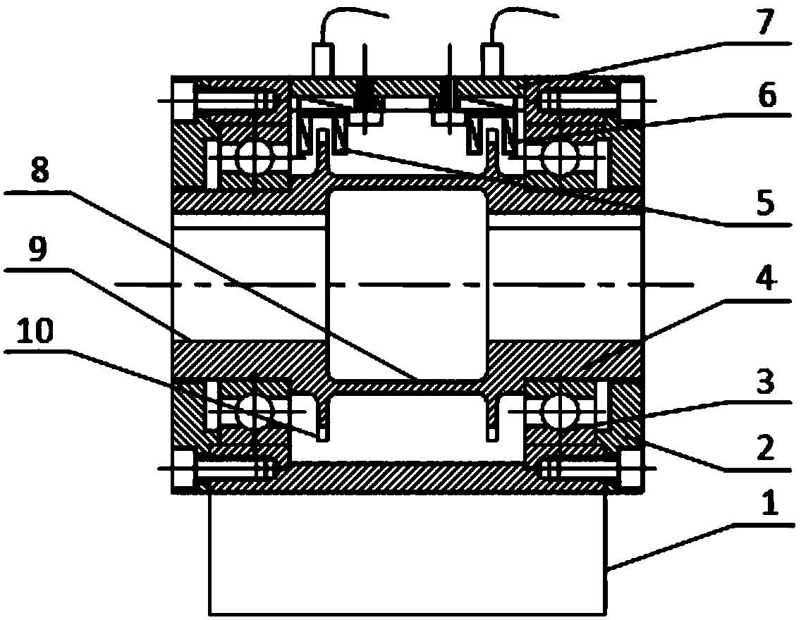 Torque measurement sensor based on phase difference of photoelectric encoder signals and measuring method