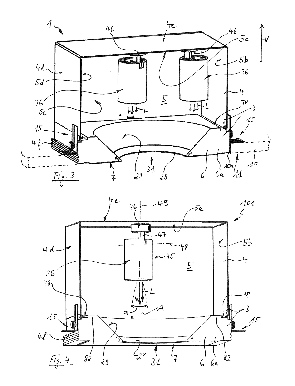 Lighting arrangement and method for constructing a lighting arrangement