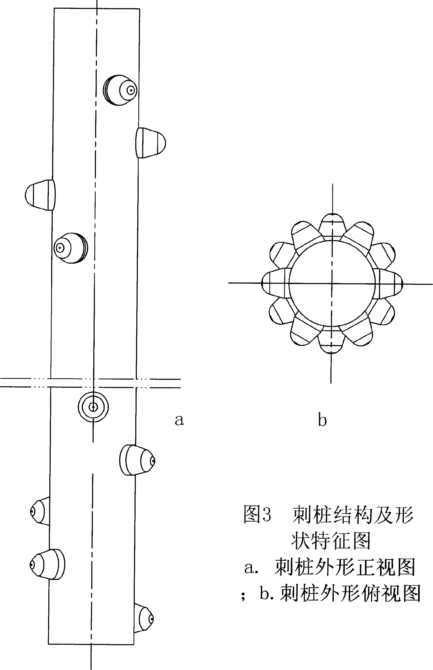 Spine-like bored concrete pile construction technique and extrusion shaping machine thereof