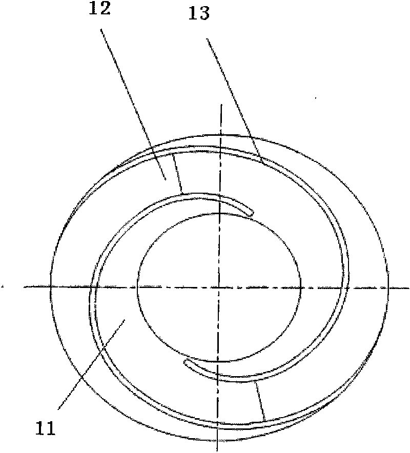 Novel double-suction pump with flow channel type guide blade