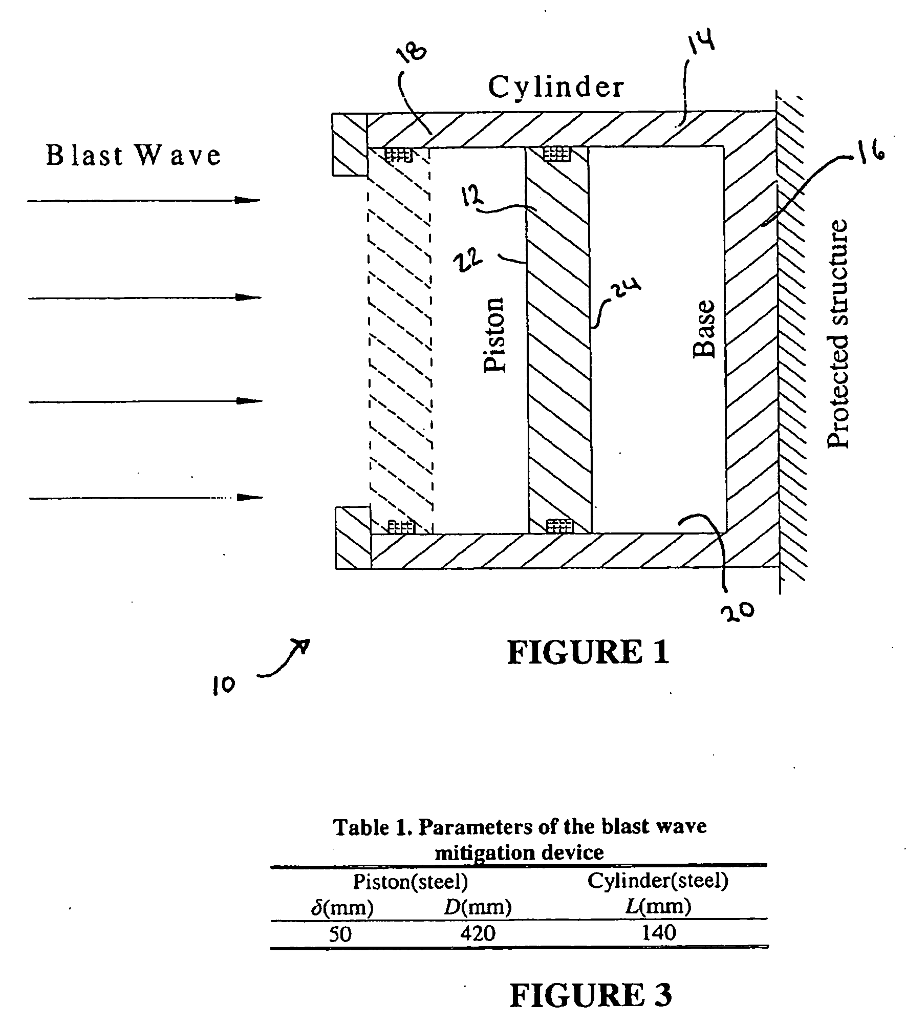 Method and apparatus for shock wave mitigation