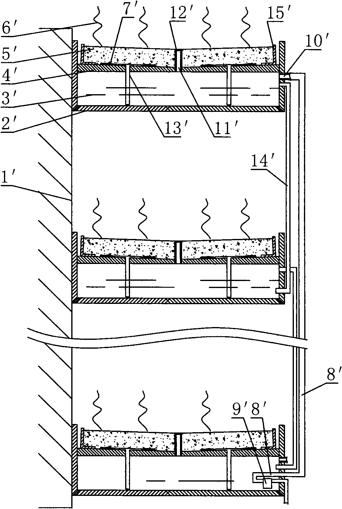 Ecological greening system of building