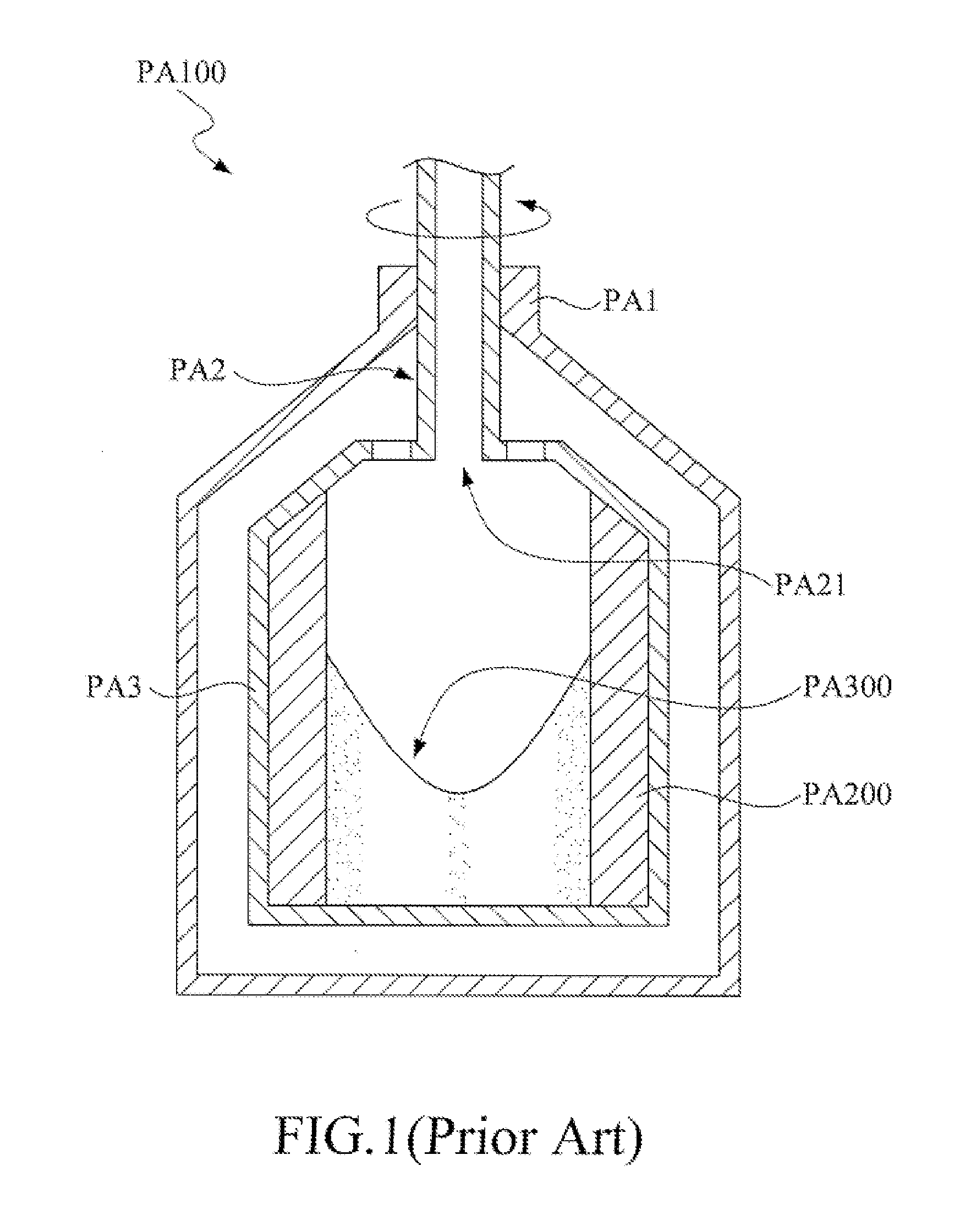 Centrifugal filtering device and method for operating the same