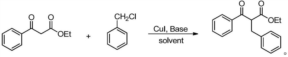 A kind of copper catalyzed method for synthesizing β-keto ester