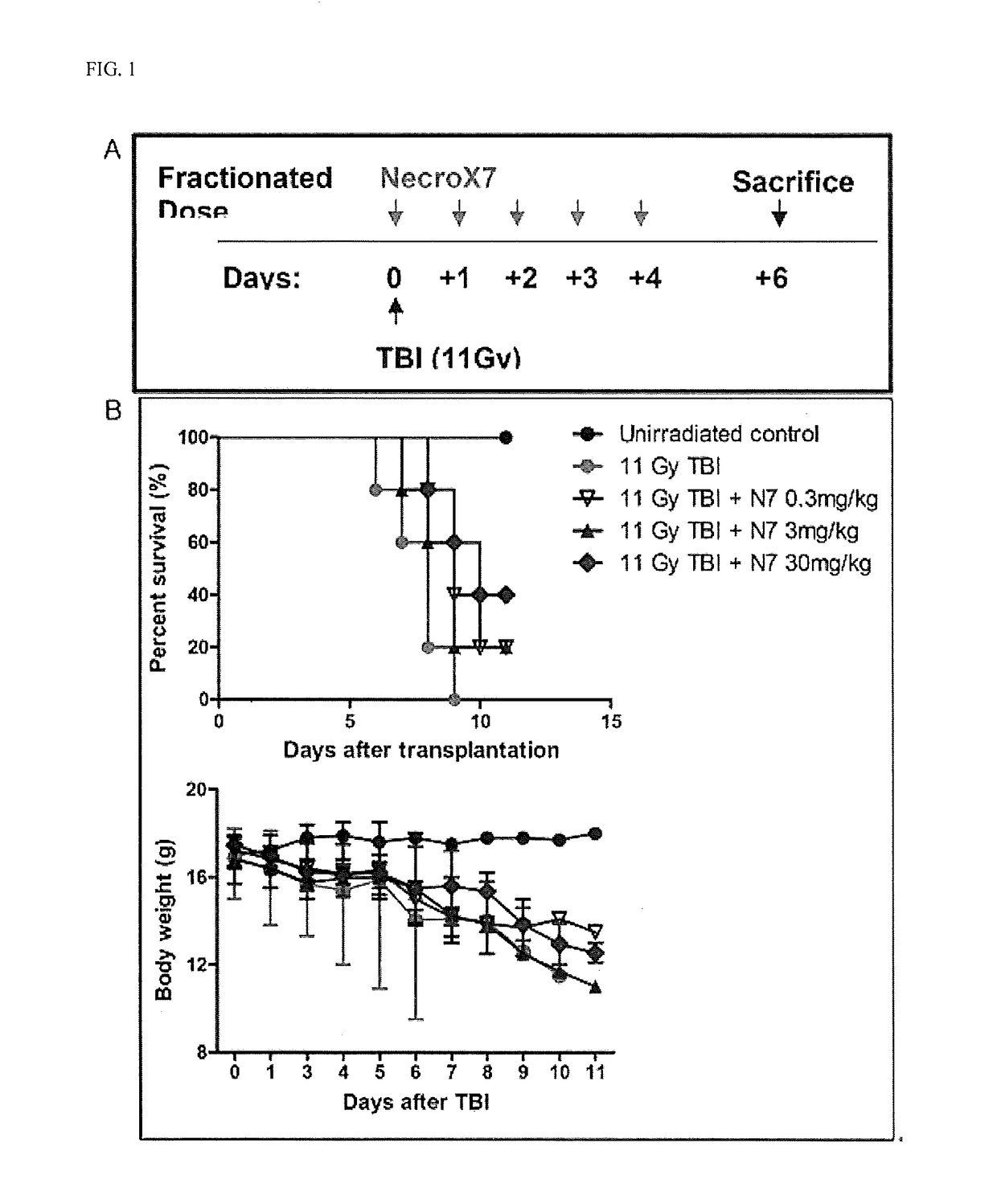 Composition for preventing or treating mucositis comprising necrox as effective ingredient