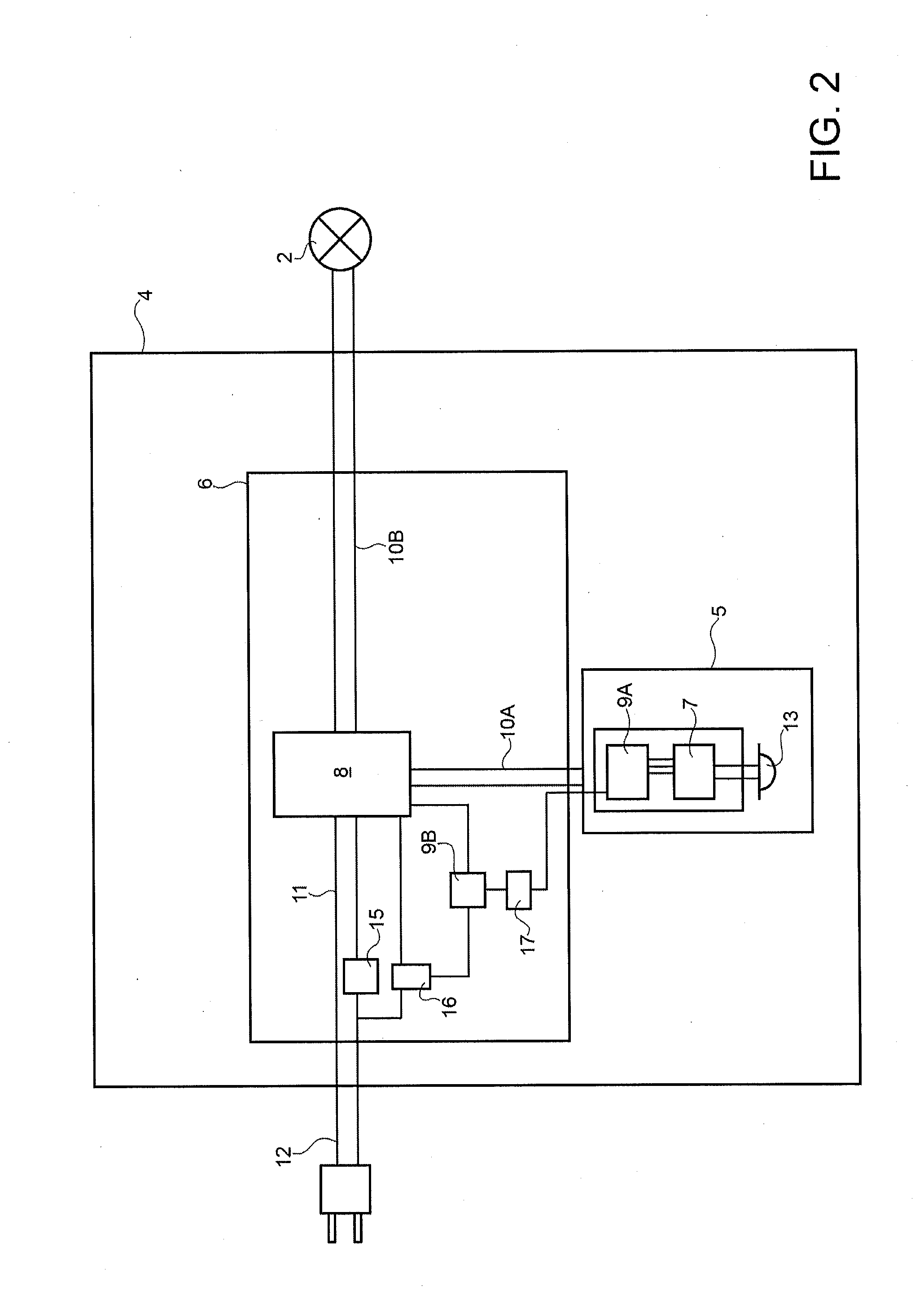 Presence sensor-controlled lighting apparatus