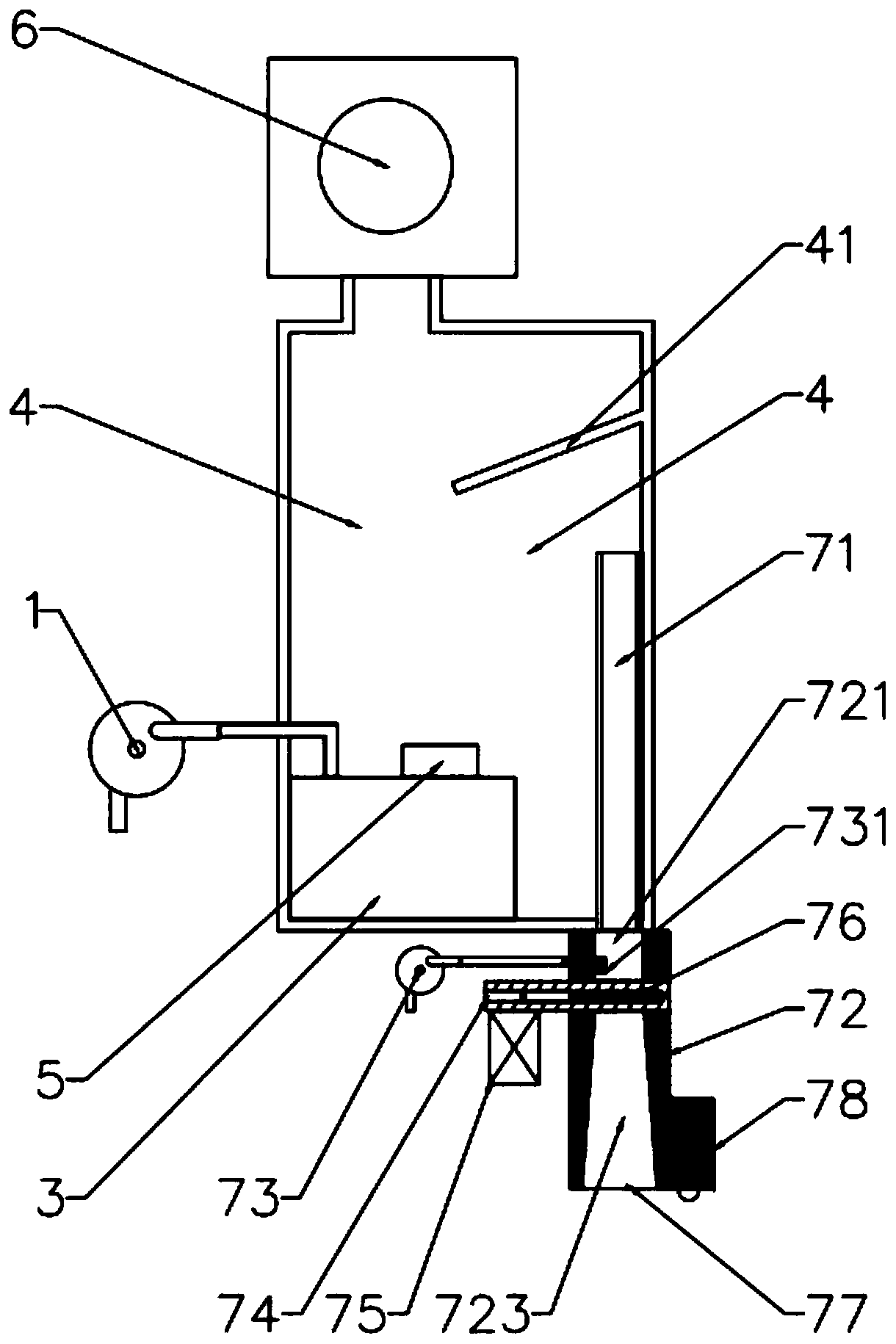 Smog soap bubble generation device and method