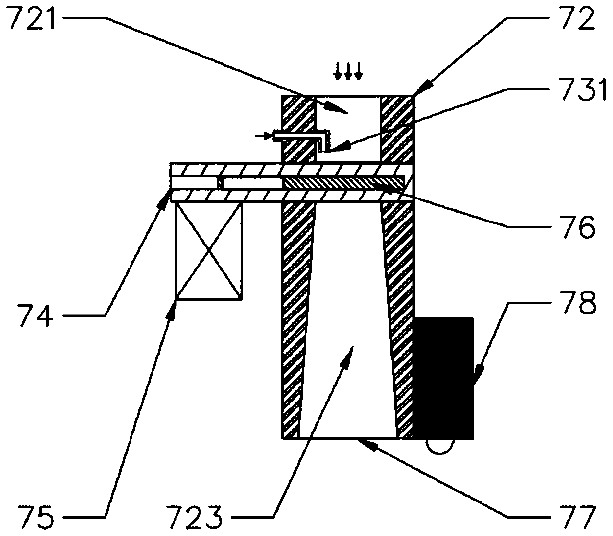 Smog soap bubble generation device and method