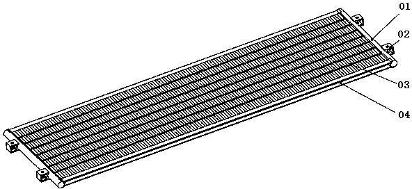 Microchannel heat exchanger for air conditioner of passenger car