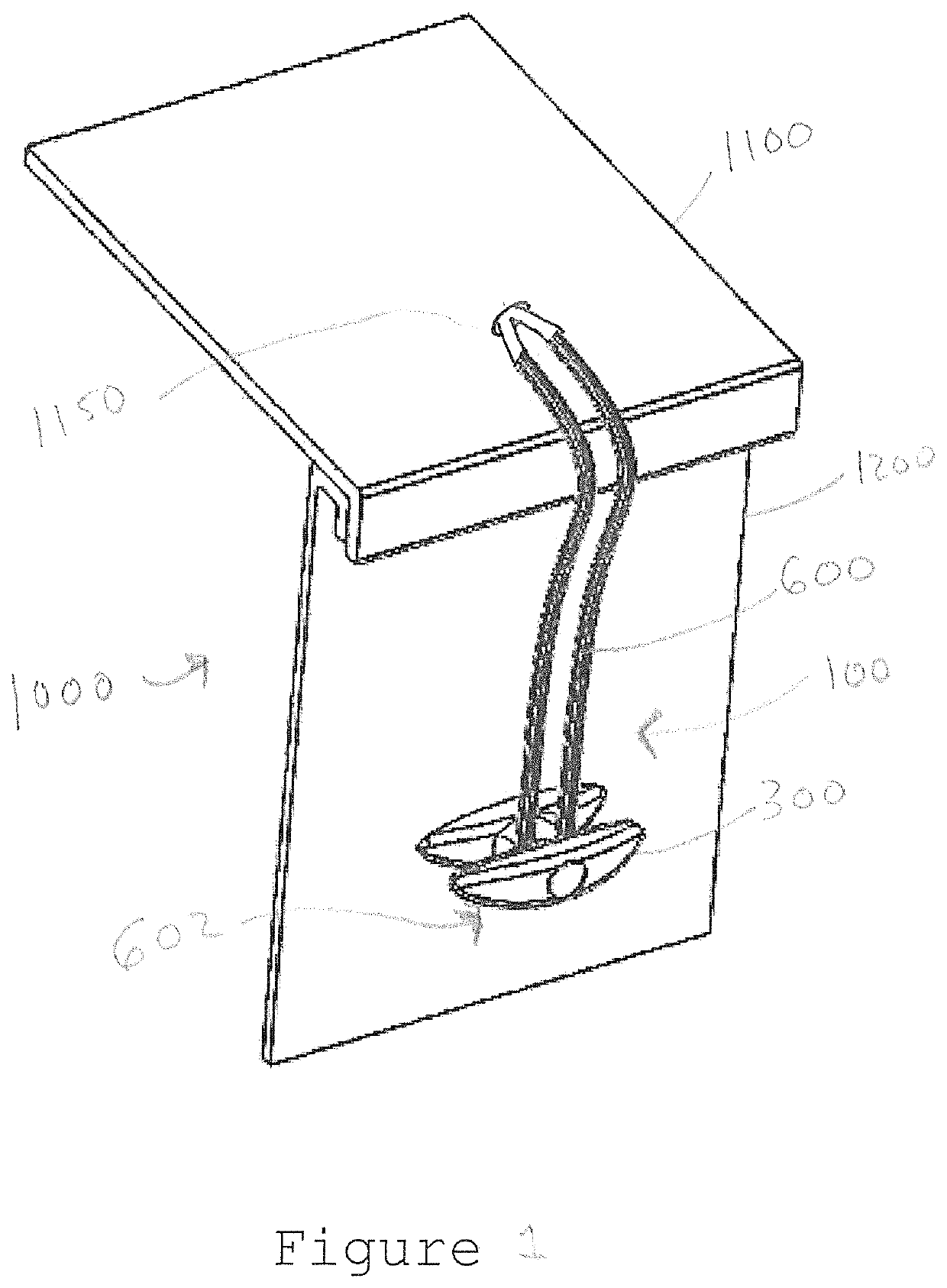 Trash can lid fastener