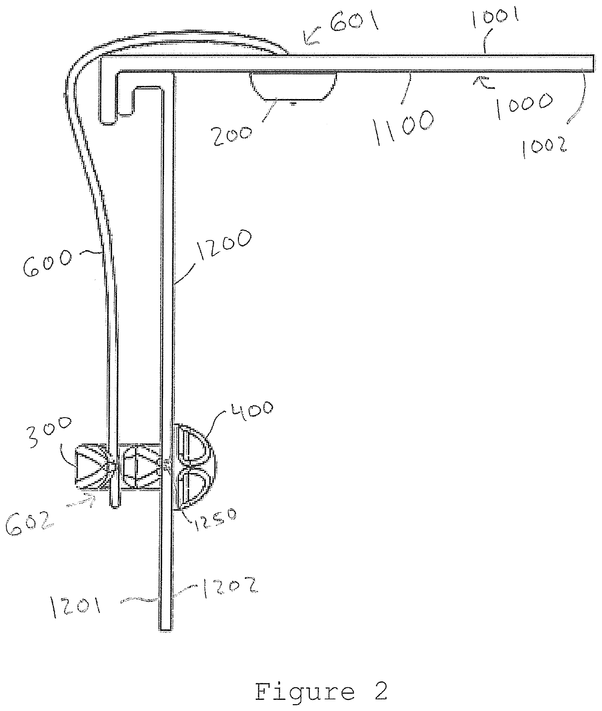 Trash can lid fastener