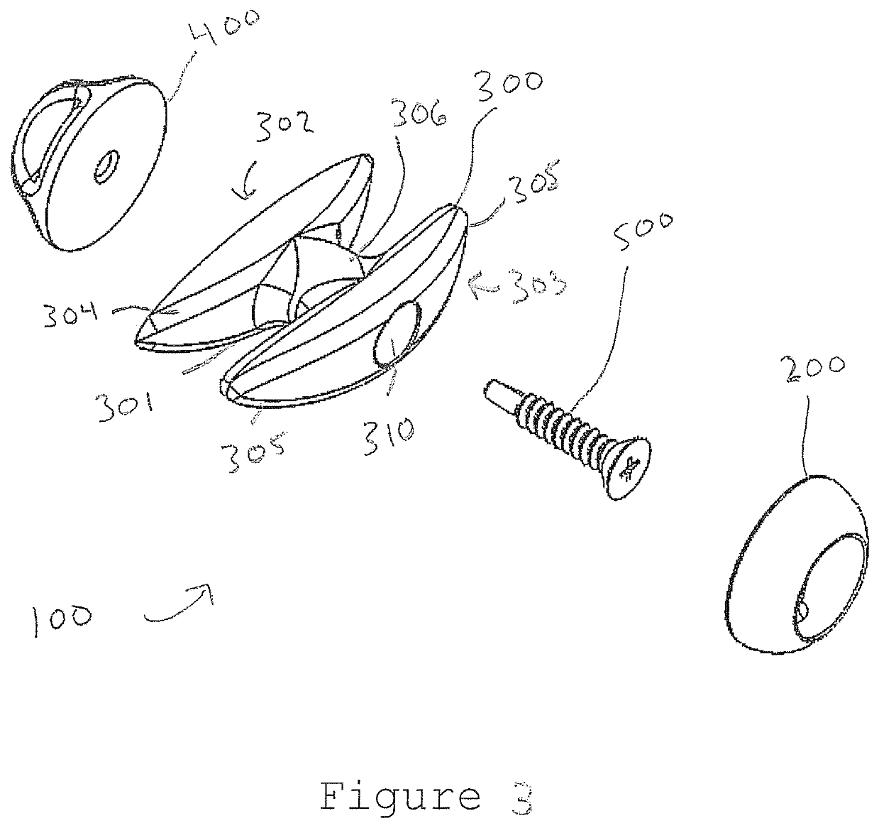 Trash can lid fastener