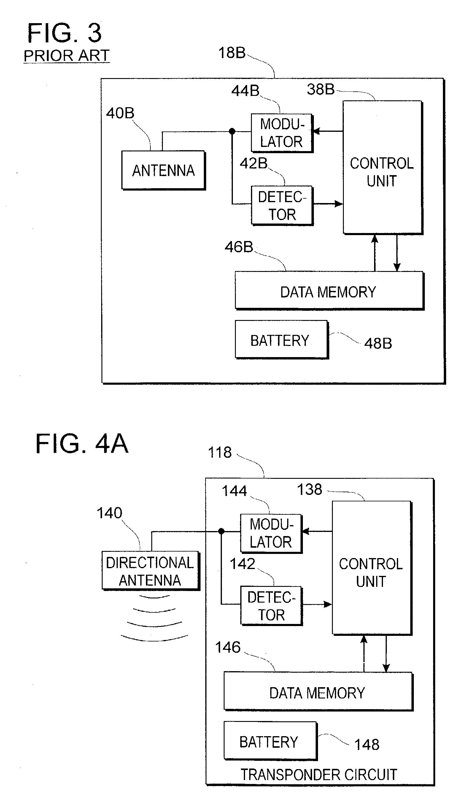 Auto hang tag with radio transponder