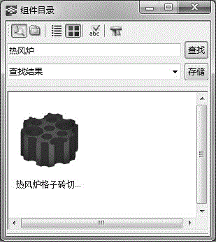 Construction method of checker brick block for hot blast stove based on bim technology