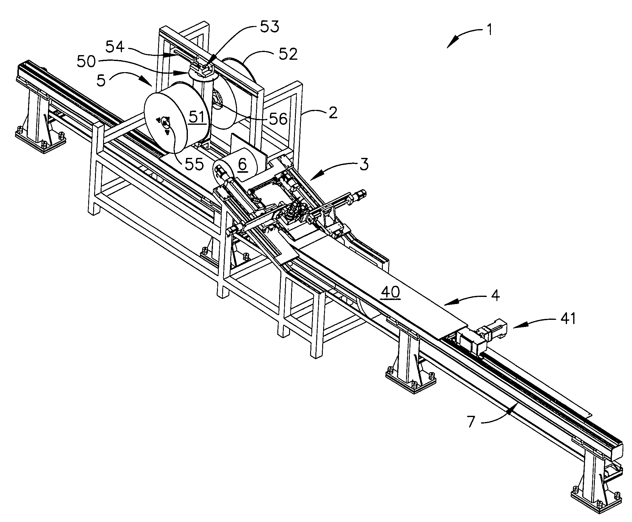 Apparatus and method for composite material trim-on-the-fly