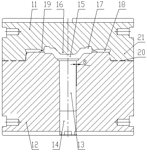 New forging process for yoke shaft of transmission shaft