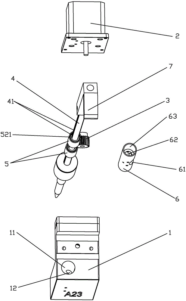 Lifting mechanism for automatic liquid-based thin-layer cell preparation machine