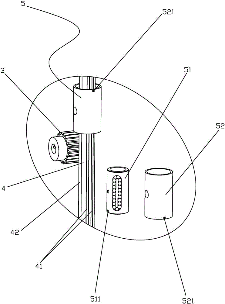 Lifting mechanism for automatic liquid-based thin-layer cell preparation machine