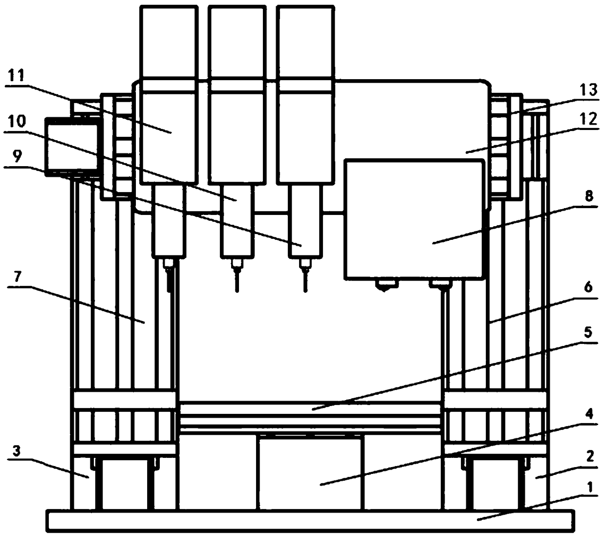 3D printing method and 3D printer for embedded electronic products