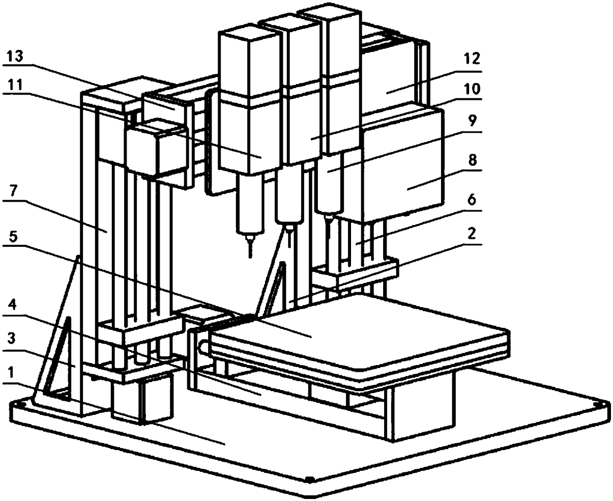 3D printing method and 3D printer for embedded electronic products