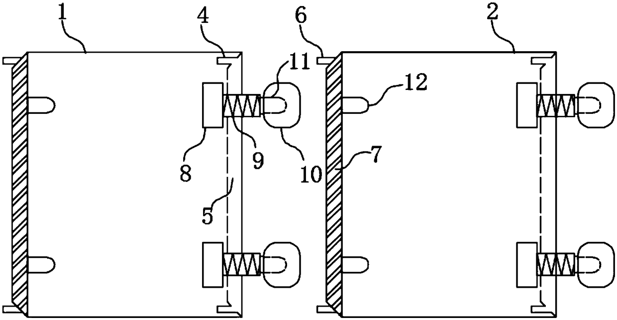 An urban viaduct construction enclosure structure and its installation method