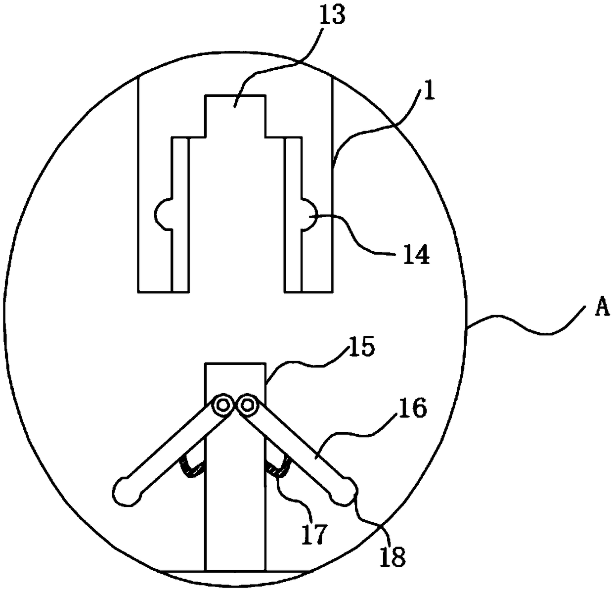 An urban viaduct construction enclosure structure and its installation method