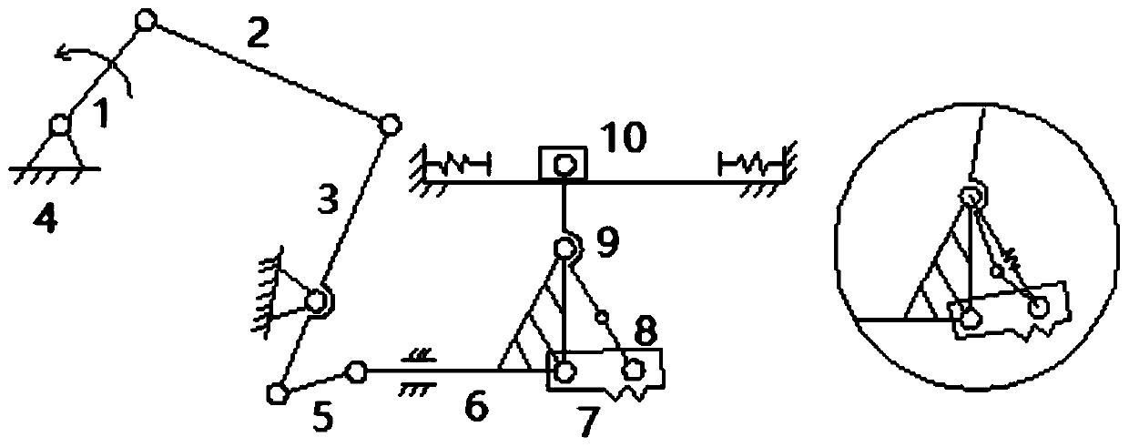 Horizontal claw wear resistance testing machine