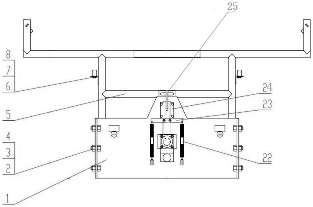 Vehicle-mounted steel wire rope dragging device and using method