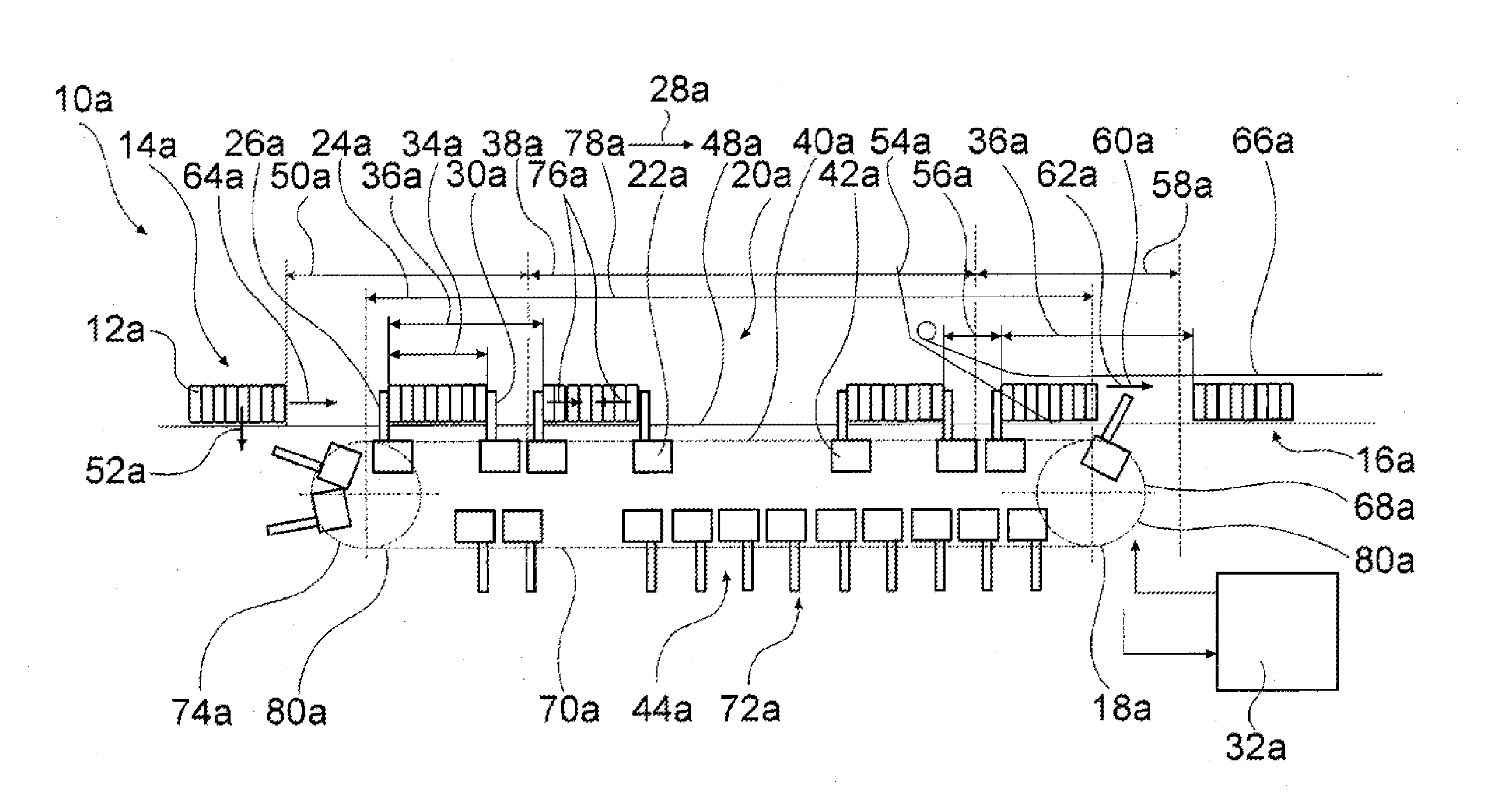 Feeding device for packaging machine