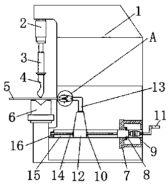 Iron hook precast part machining bending tooling capable of performing accurate positioning